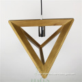 Wooden pendant light shade hanging lamp